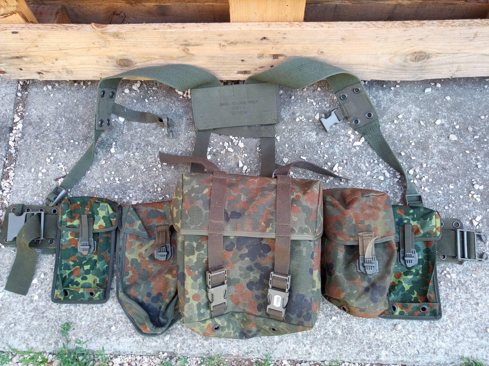 Német Bundeswehr Málha Szett, Flecktarn