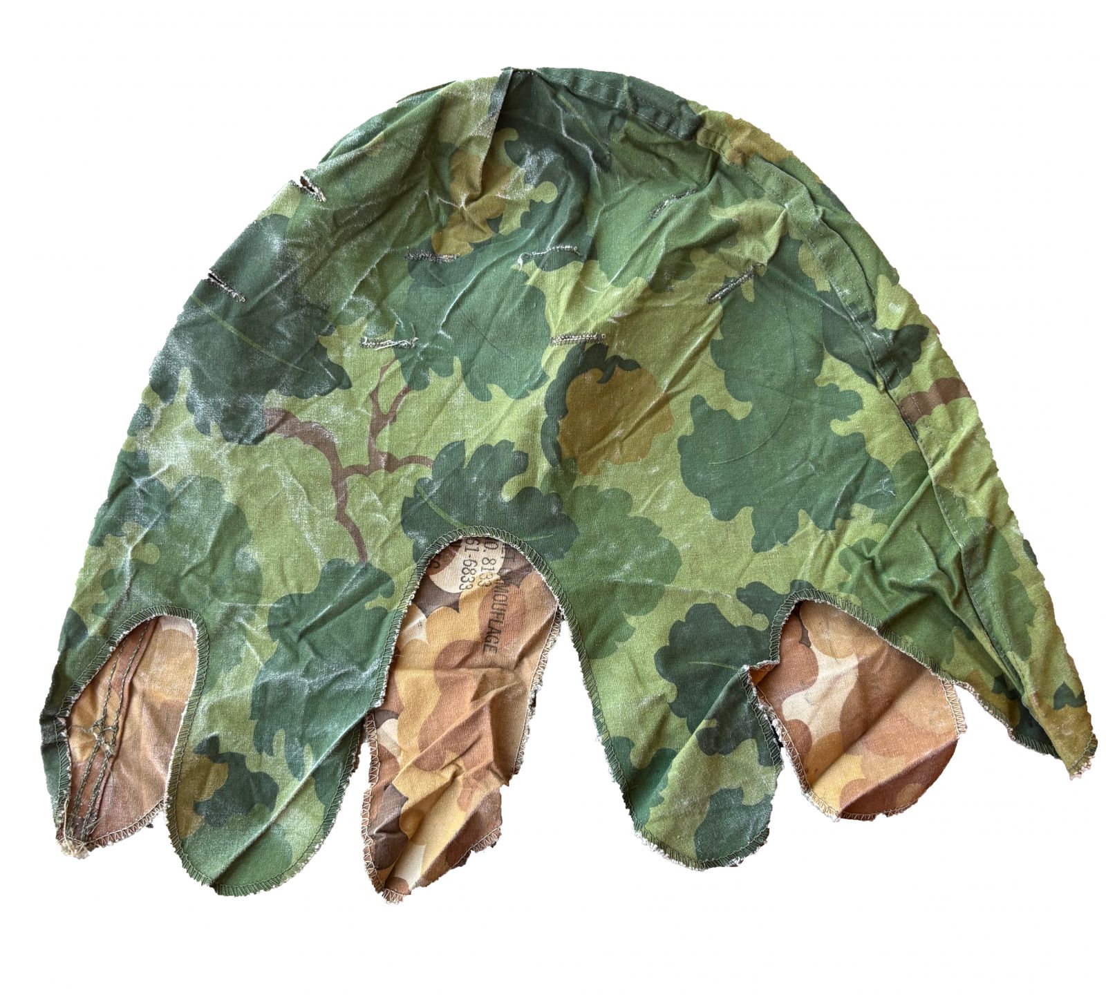 US / Mitchell Camouflage M1 Sisakhuzat ( Vietnam War ) – Eredeti