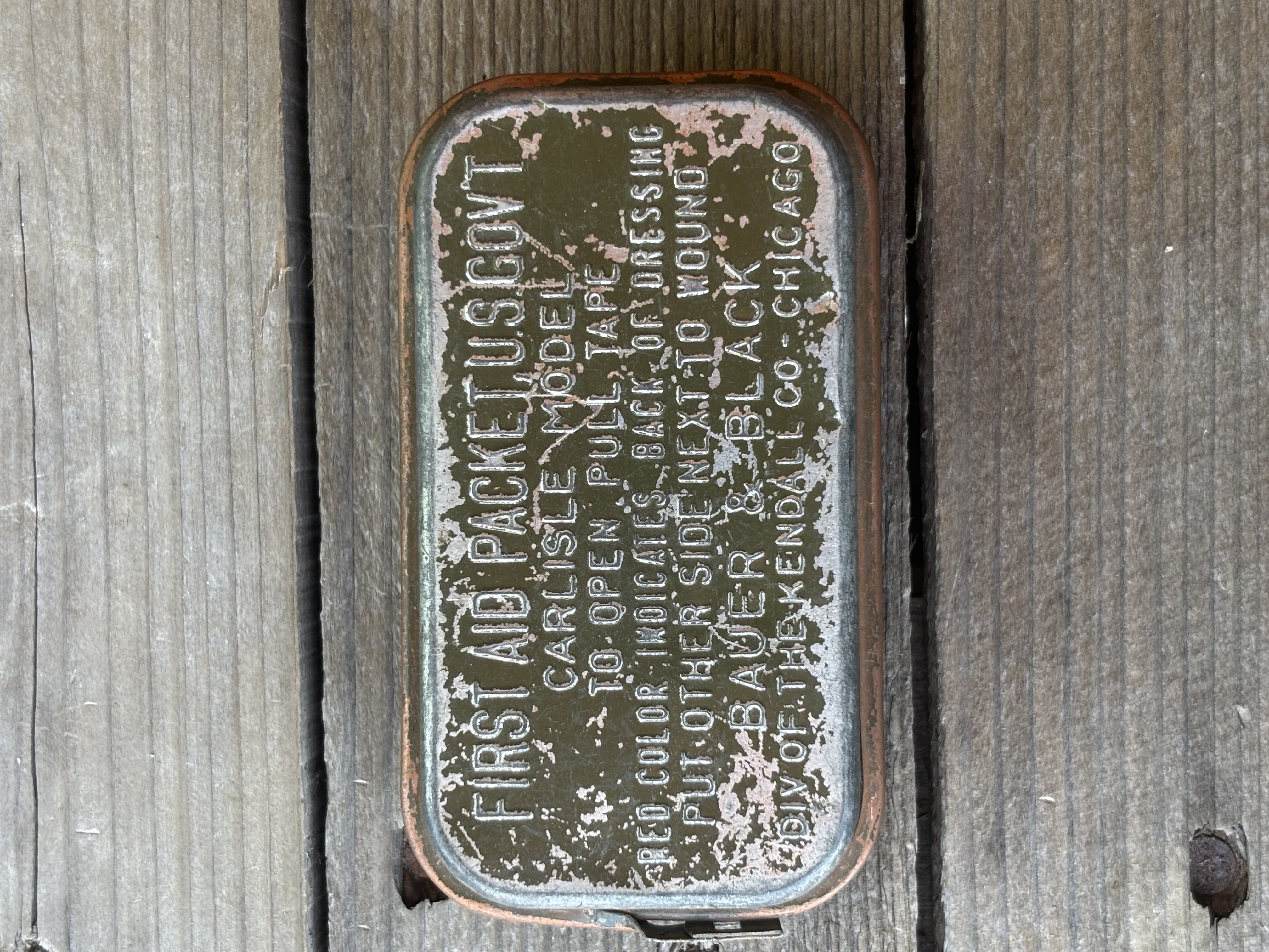 WW2 / US Carlisle First Aid Kit Pack