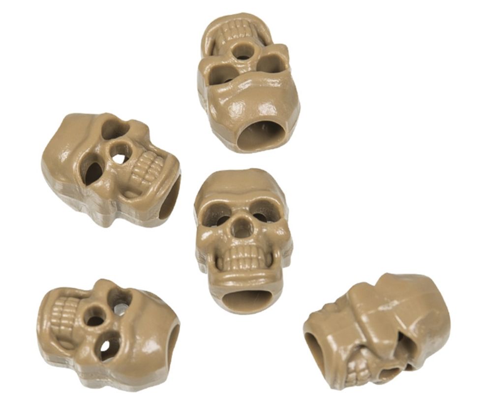 Mil-Tec koponya formájú zsinórfeszítő (10 darabos) – több színben