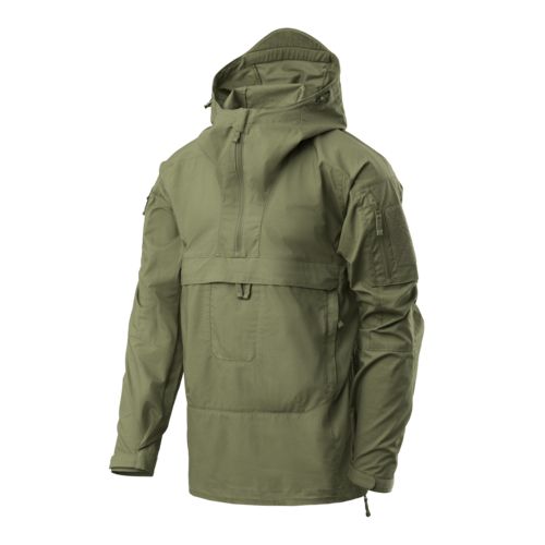 Helikon-Tex / Tracer Anorak Jacket - Polycotton Stretch Ripstop, Olive Green