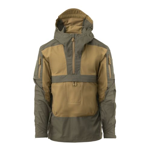 Helikon-tex / Tracer Anorak Jacket - Polycotton Stretch Ripstop - Coyote / Taiga Green