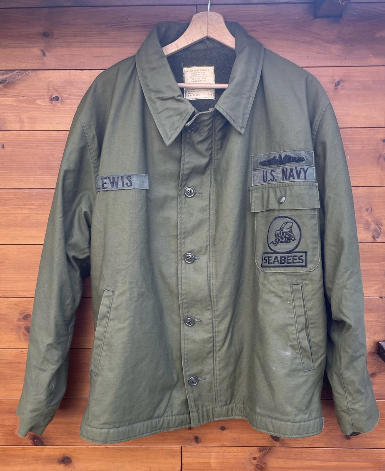 Amerikai Haditengerészeti Fedélzeti Dzseki, Seabees