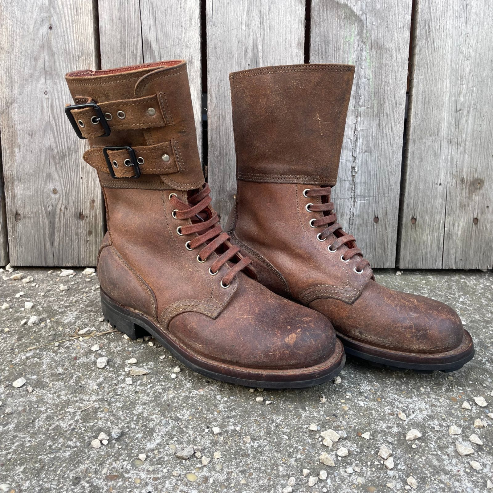 Francia "légiós" bakancs -használt, sérült-