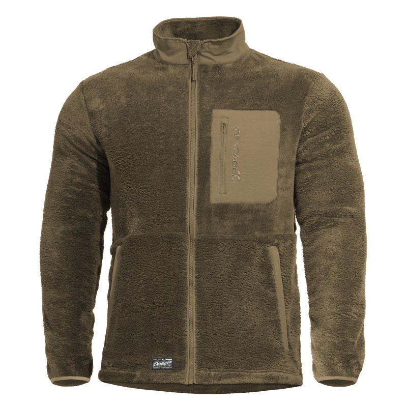 Pentagon / Grizzly Full Zip Pulóver - Coyote