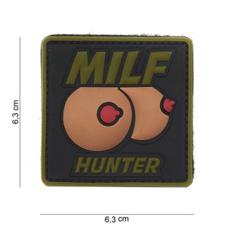Tépőzáras PVC Felvarró, MILF Hunter