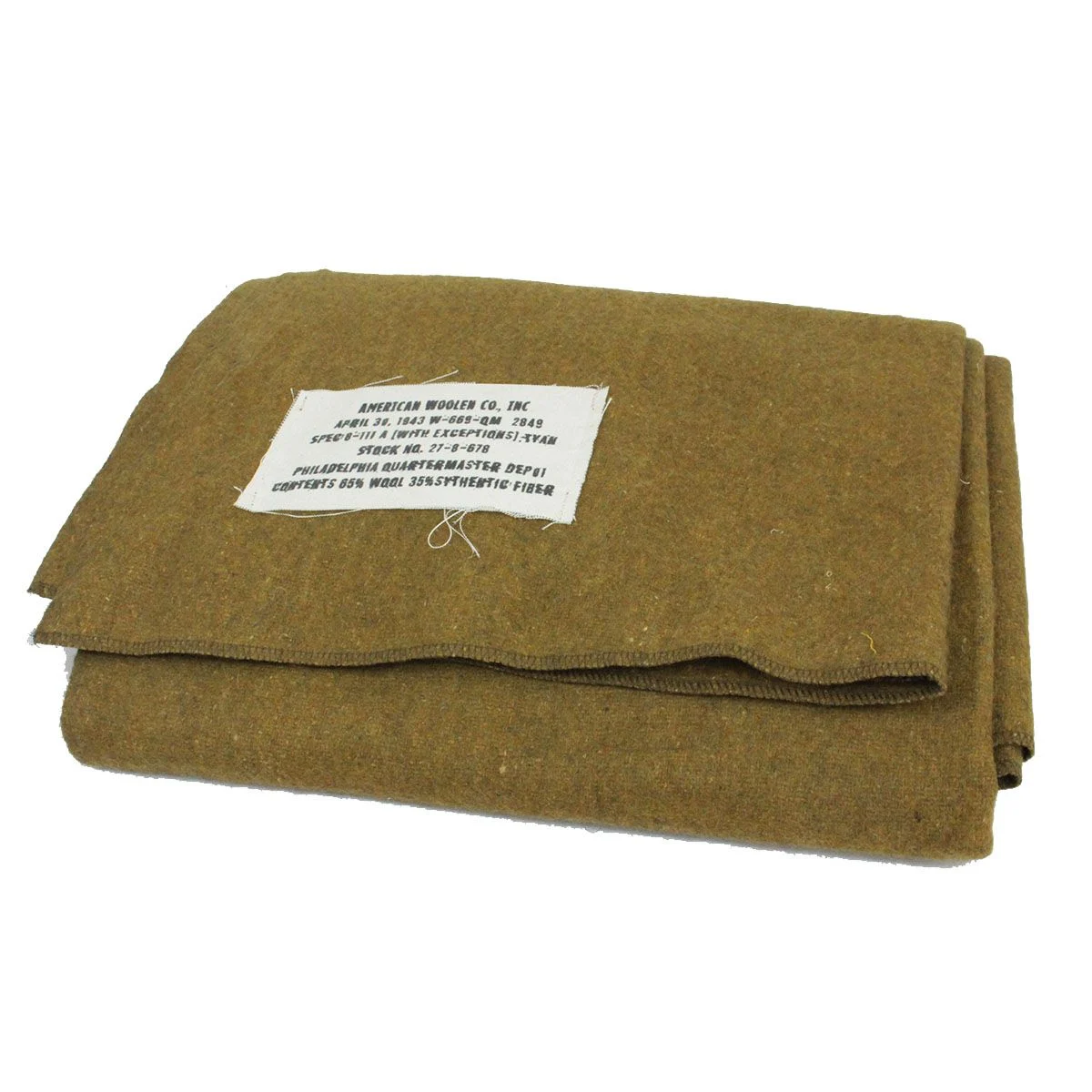 WW2 / US Mustard Blanket - Repro